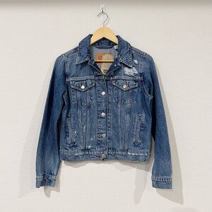 NEW Levi's Original Trucker Jacket - Semi Distressed